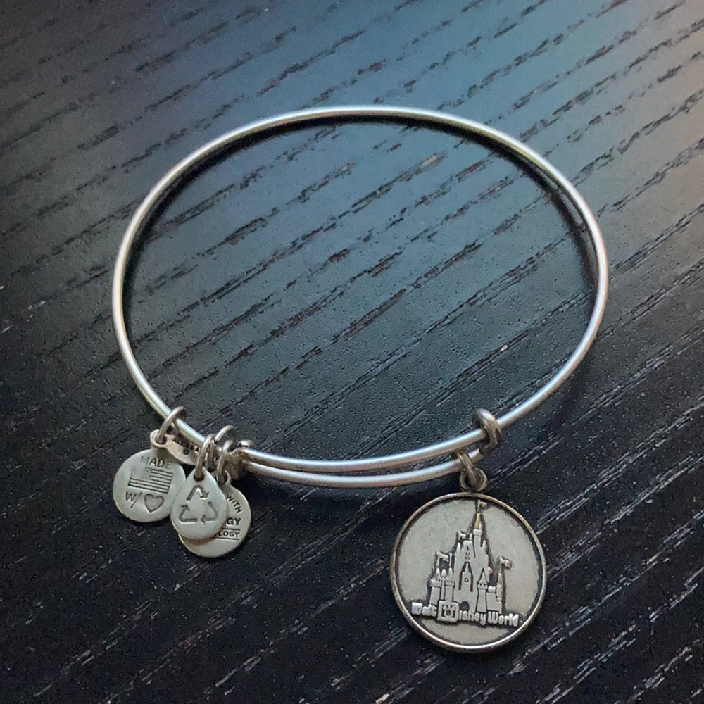 Alex and Ani bracelet w/ Cinderella castle charm